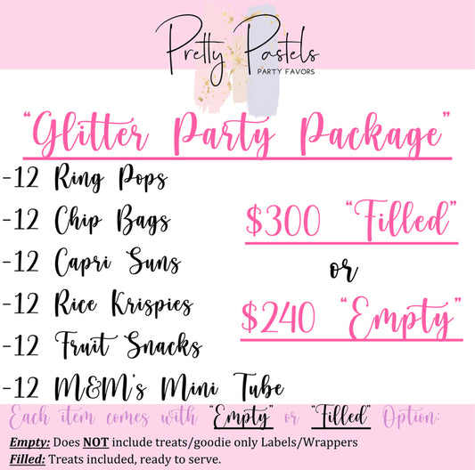 Glitter Party Package